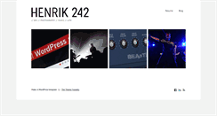 Desktop Screenshot of henrik242.dk