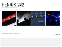 Tablet Screenshot of henrik242.dk